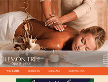 Tablet Screenshot of lemontreedayspa.com